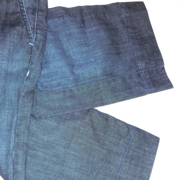 Lucky Brand Dark Wash Jean Capris Size 26/2 Cute - Picture 7 of 8
